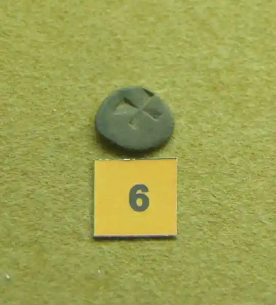 A swastika cross on a seal A swastika cross on a seal